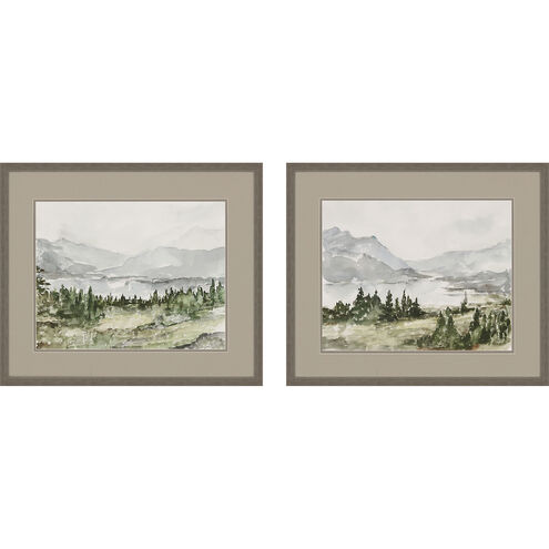 Landscapes Collection Green Framed Art