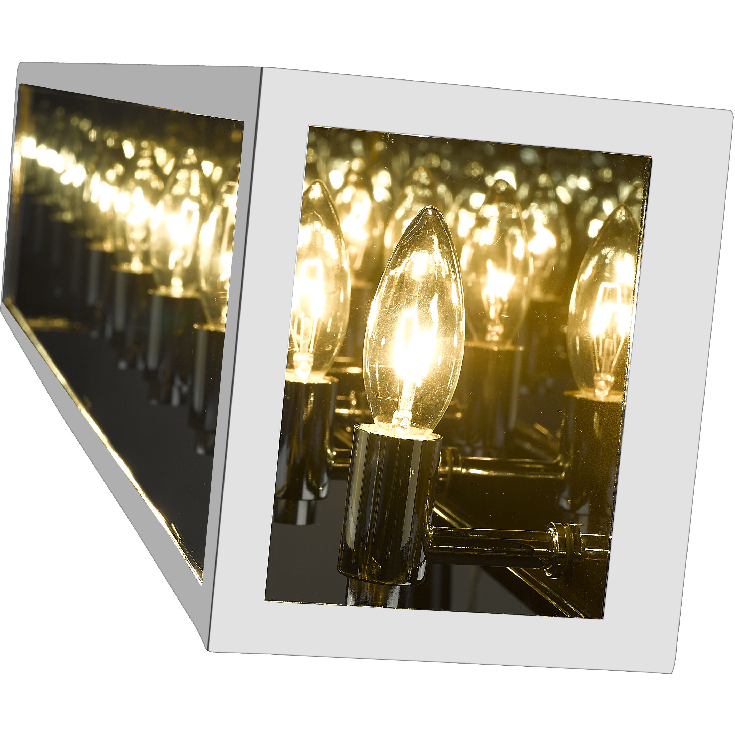 Infinity 6 Light 36 inch Chrome Vanity Wall Light