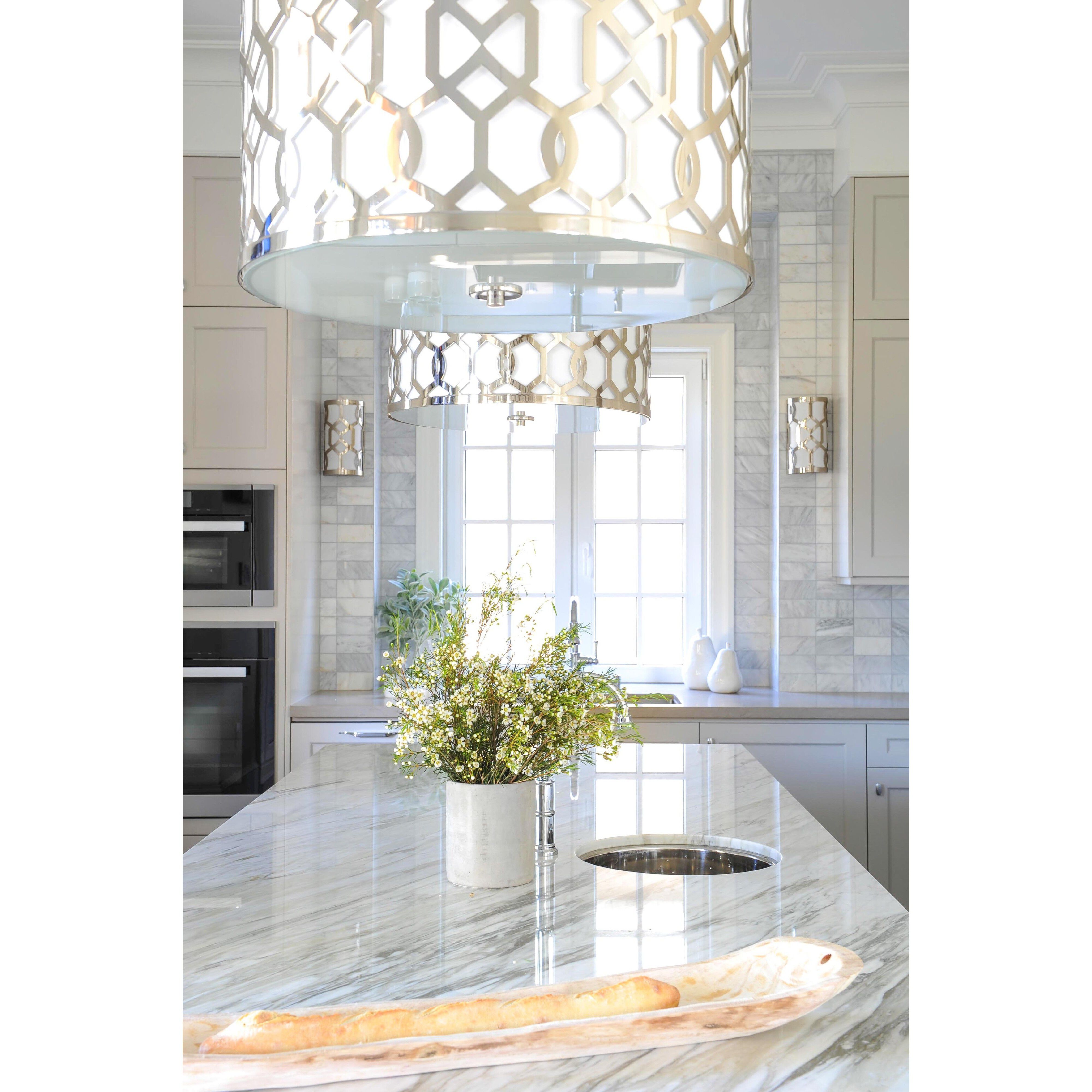 Jennings Bath Sconce Wall Light in Polished Nickel