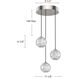 Marni Multi Pendant Ceiling Light in Polished Nickel