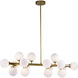 Canada LED 11 inch Gold Chandelier Ceiling Light