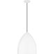Drew & Jonathan Scott Huron 1 Light 17 inch Matte White Pendant Ceiling Light