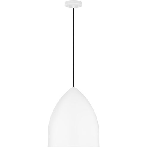 Drew & Jonathan Scott Huron 1 Light 17 inch Matte White Pendant Ceiling Light