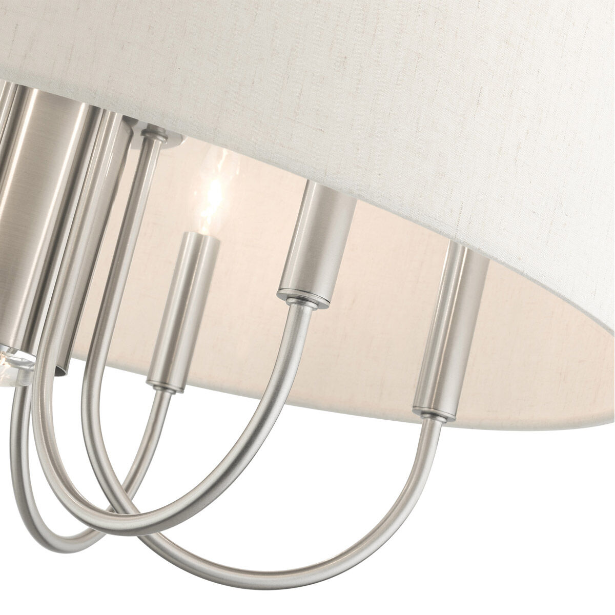 Blossom 7 Light 24 inch Brushed Nickel Pendant Chandelier Ceiling Light