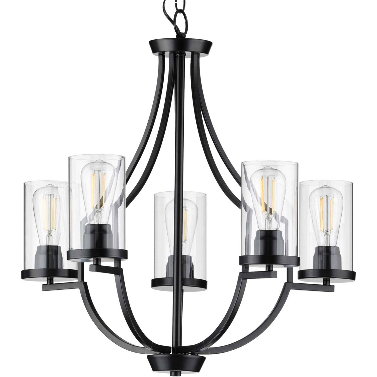 Black chandelier light fixtures on sale