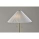 Uma 63 inch 100 watt Antique Brass Shelf Floor Lamp Portable Light