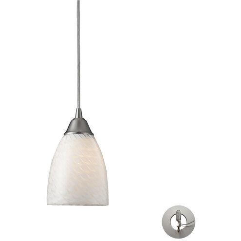 Key West 1 Light 5 inch Satin Nickel Mini Pendant Ceiling Light