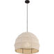Lunel 1 Light 24 inch Dark Bronze Pendant Ceiling Light