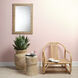 Relief 36 X 24 inch Natural Mirror