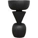 Nogozi 23 X 13 inch Burnt Black Side Table