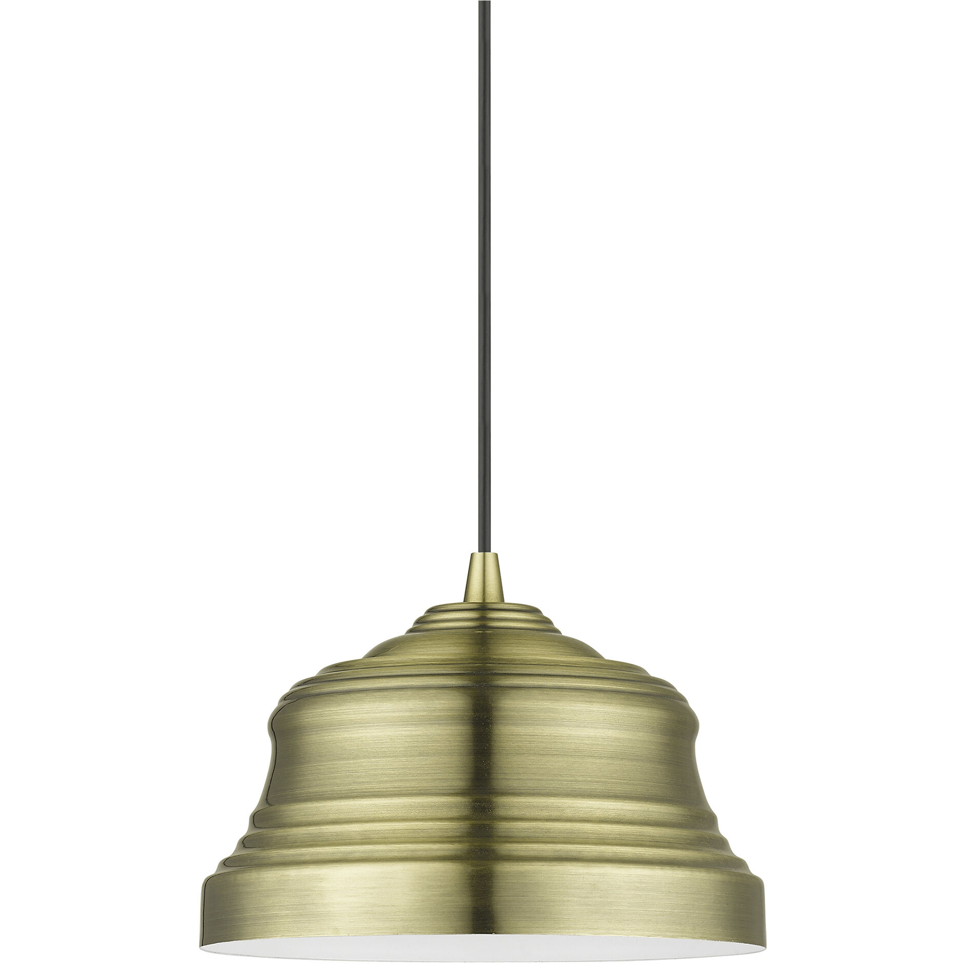 Endicott 1 Light 10 inch Antique Brass Pendant Ceiling Light