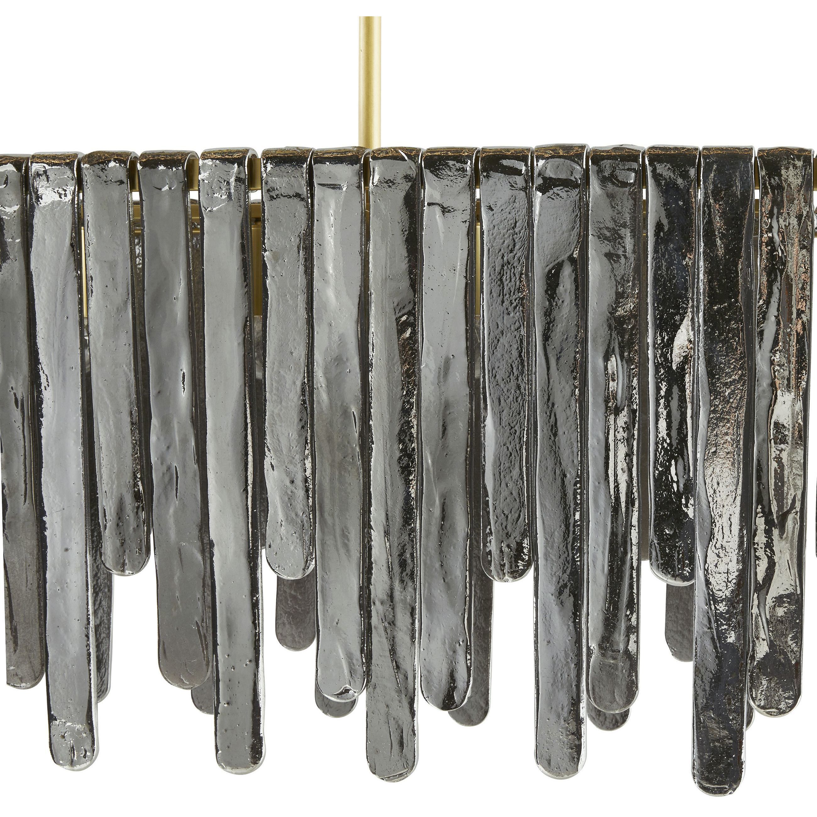 Leighton 7 Light 51.5 inch Smoke Luster Chandelier Ceiling Light