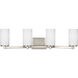 Hettinger 4 Light 29 inch Brushed Nickel Bath Vanity Wall Sconce Wall Light