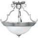 Essentials - 584x 2 Light 14.75 inch Semi-Flush Mount