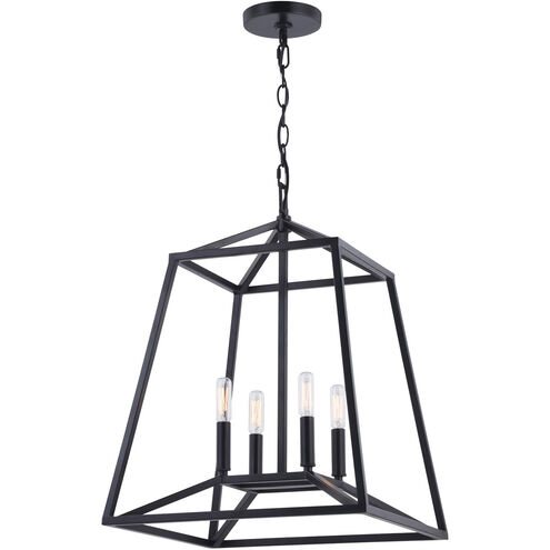 Hayes 4 Light 16 inch Black Pendant Ceiling Light