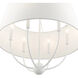 Ridgecrest 6 Light 24 inch White Pendant Chandelier Ceiling Light