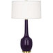 Delilah 34.31 inch 150.00 watt Amethyst Table Lamp Portable Light