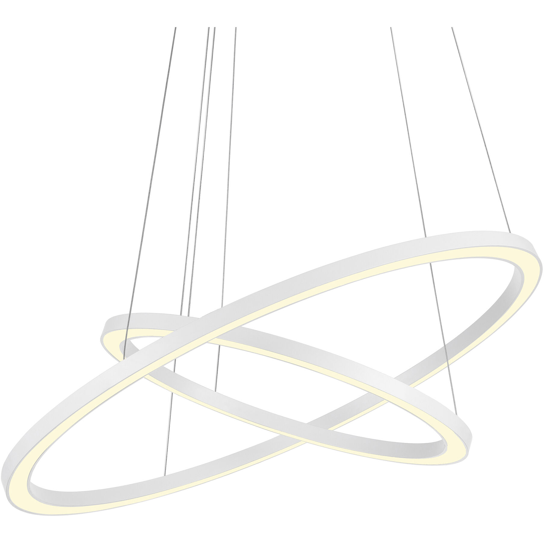 Chalice LED 24 inch White Chandelier Ceiling Light