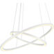 Chalice LED 24 inch White Chandelier Ceiling Light