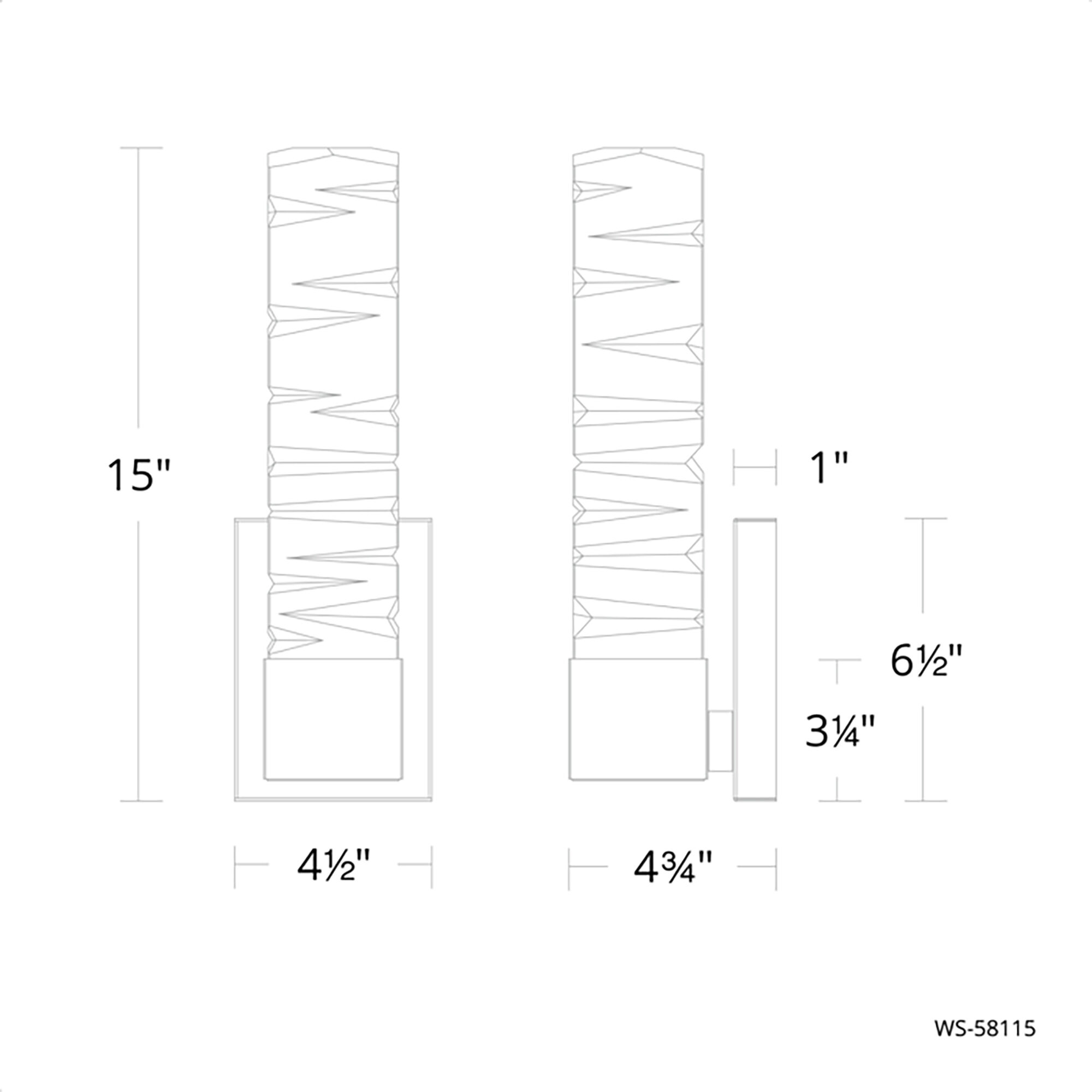 Juliet Wall Sconce Wall Light in Brushed Nickel