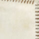 Leather and Hide 16 inch White Hide Ottoman