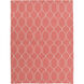 Fallon 132 X 96 inch Rose, Ivory Rug