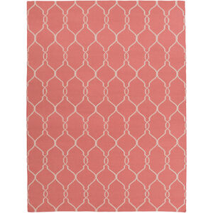 Fallon 132 X 96 inch Rose, Ivory Rug