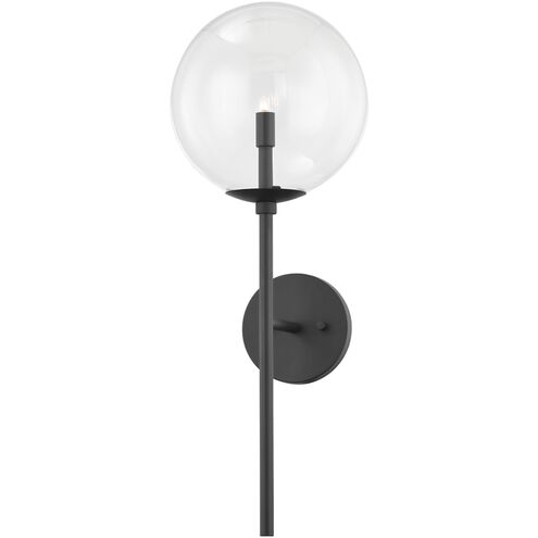 Madrid 1 Light 9 inch Soft Black Wall Sconce Wall Light