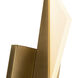 Tachi Wall Sconce Wall Light in Vintage Brass