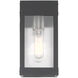 Barrett 1 Light 10 inch Scandinavian Gray Outdoor Wall Lantern