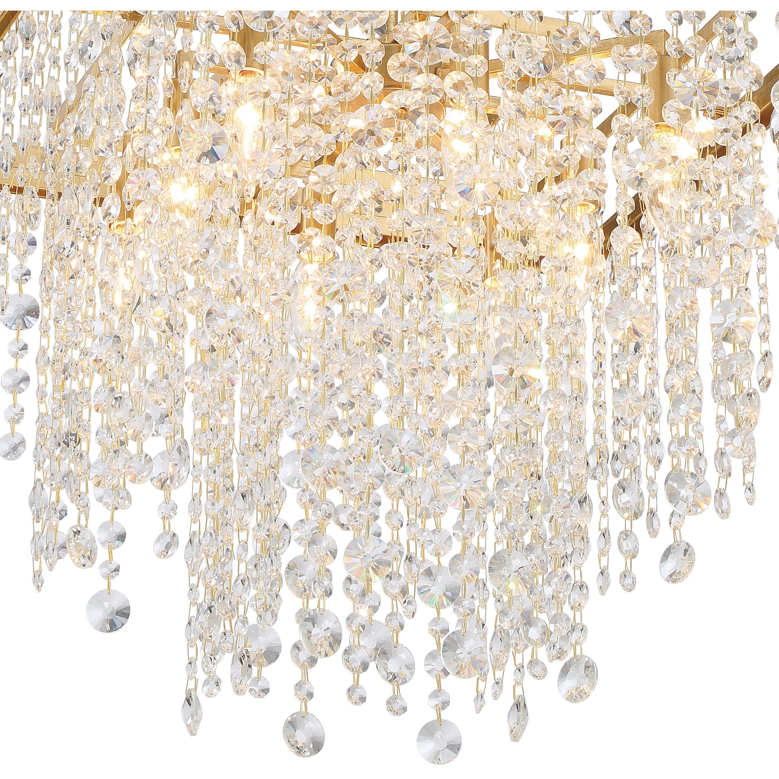 Winham 8 Light 22 inch Antique Gold Chandelier Ceiling Light