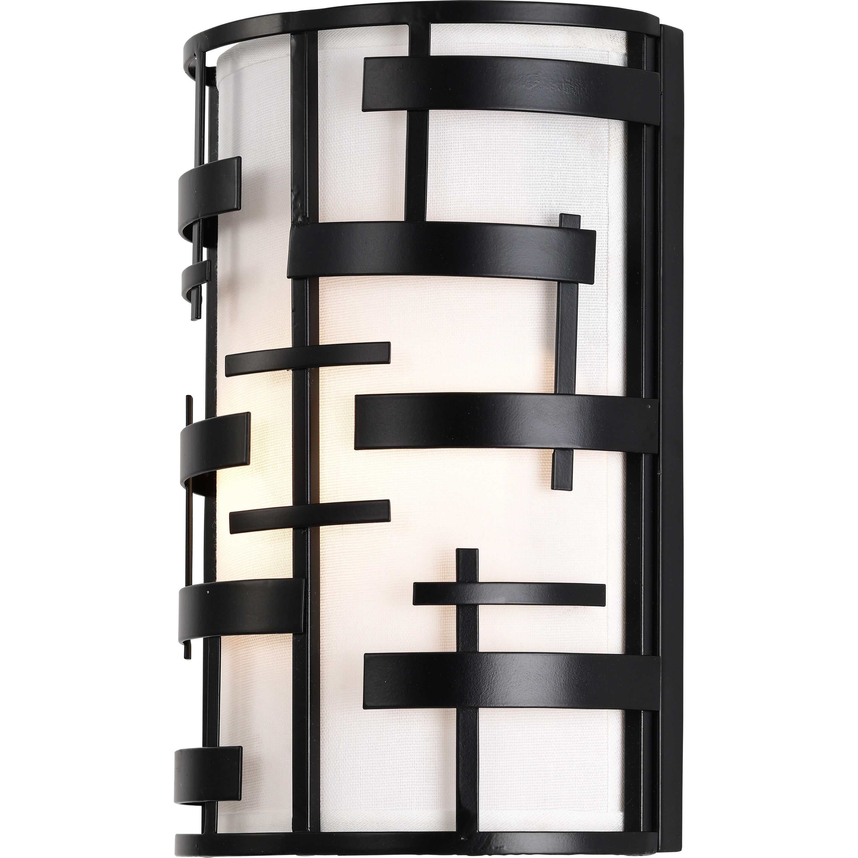 Lansing 2 Light 8 inch Textured Black ADA Wall Sconce Wall Light