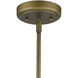 Portsmith 12 Light 40 inch Raw Brass Chandelier Ceiling Light
