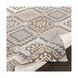Rain 96 X 96 inch Charcoal/Medium Gray/Light Gray/Brown/Tan/Mustard Handmade Rug, Round