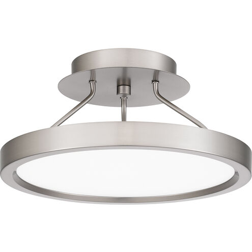 Outskirts LED 11 inch Brushed Nickel Semi-Flush Mount Ceiling Light