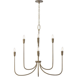 Marley 8 Light 33 inch Mystic Bronze Chandelier Ceiling Light