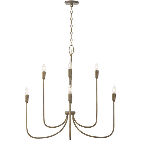 Marley 8 Light 33 inch Mystic Bronze Chandelier Ceiling Light