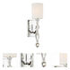Evi 1 Light 4.5 inch Chrome Wall Sconce Wall Light