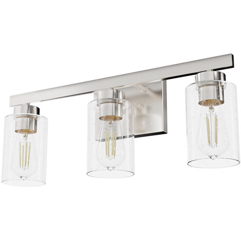 Hartland 3 Light 22 inch Brushed Nickel Vanity Light Wall Light, Medium