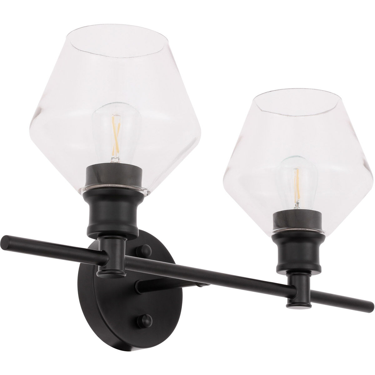 Rochester 2 Light 19 inch Black Wall sconce Wall Light