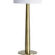 Sarai 26 inch 100.00 watt Antique Brushed Brass Table Lamps Portable Light, Set of 2
