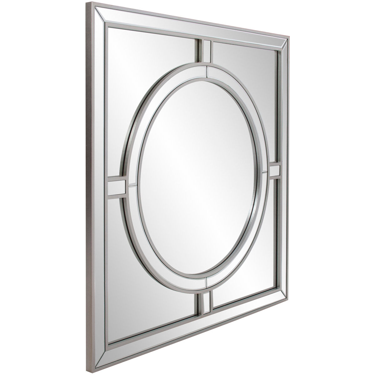 Arwen 40 X 40 inch Champagne Silver Wall Mirror, Large