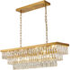Canada 12 Light 12 inch Gold Chandelier Ceiling Light