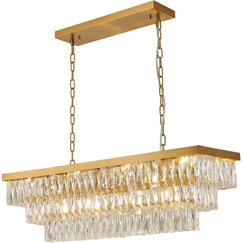 Canada 12 Light 12 inch Gold Chandelier Ceiling Light