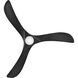 Swell Illuminated 72 inch Matte Black Fan