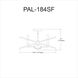 Paloma 4 Light 18 inch Vintage Bronze with Matte Black Semi-Flush Mount Ceiling Light in Vintage Brass and Matte Black