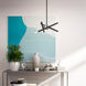 Soho 6 Light 13 inch Scandinavian Gray Chandelier Ceiling Light