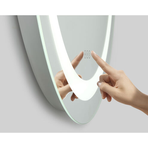 Mera 30 X 30 inch Might Bright White LED Wall Mirror
