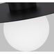 Kelly by Kelly Wearstler Nodes 1 Light 24 inch Midnight Black Flush Mount Ceiling Light