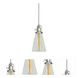 Union Square 1 Light 4.75 inch Pewter Pendant Ceiling Light in Satin Nickel